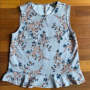Banana Republic Floral Sleeveless Blouse